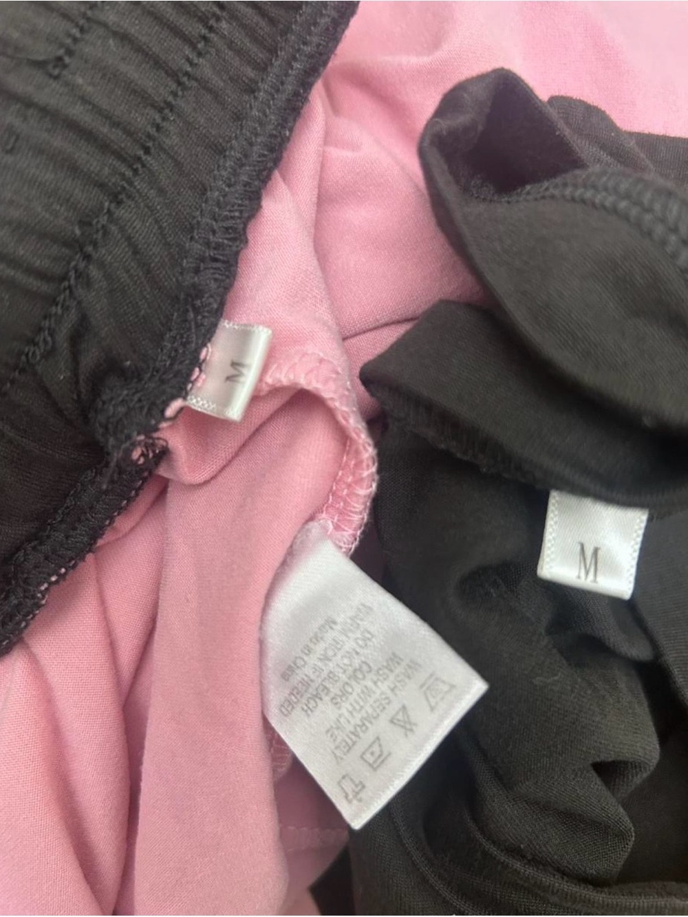 Pink & Black Colorblock Lounge Set Medium | Long Sleeve Top & Joggers - Picture 3 of 3